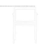 Beech armchair with armrests Garrett