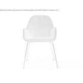 Chair upholstered in fabric with armrests Knox