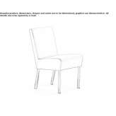 Chair upholstered with fabric Alpuente
