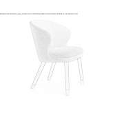 Upholstered chair with armrests Nandy