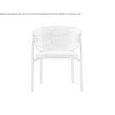 Chair upholstered in fabric with armrests Ivashkiv