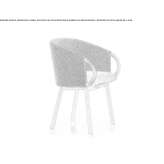 Ash chair with armrests Durbuy