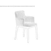 Chair with armrests Voloiac