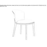 Leather upholstered chair Vulcan