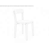 Upholstered and stackable chair Penalver