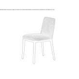 Upholstered chair Voloiac