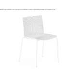 Technopolymer chair, stackable Eslettes