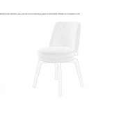 Chair upholstered with fabric Gavray