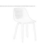 Chair made of multi-layer wood Gander