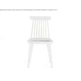 Wooden chair with integrated cushion Haren