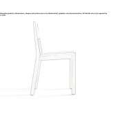 Stackable wooden chair Gignod