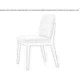 Stackable fabric chair Civril