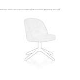 Chair upholstered with fabric Magdala