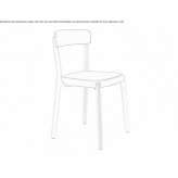 Stackable polypropylene chair Penalver