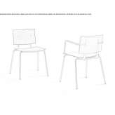 Wooden chair with armrests Dobrinj