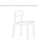 Stackable chair with integrated cushion Solotcha