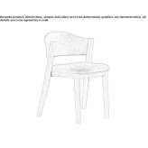 Stackable fabric chair Burdell