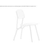 Chair with open backrest Antillo