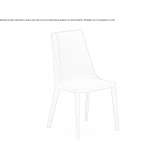 Tanned leather armchair Ouges