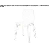Polypropylene chair Ossana