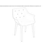 Chair with armrests Atil