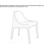 Chair upholstered with fabric Colakli