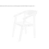 Oak chair with armrests Rudow