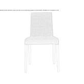Upholstered wooden chair Bogalusa