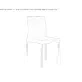 Stackable chair Dilley