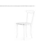 Die-cast aluminum chair with open backrest Fonfria