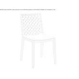 Upholstered chair made of solid wood Atizapan