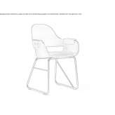 A chair based on a sled with armrests Biol