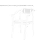 Chair with integrated cushion Rudow