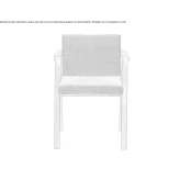 Chair upholstered in fabric with armrests Oirsbeek
