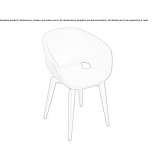 Restaurant chair made of polypropylene Olivola