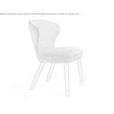 Upholstered chair Nandy