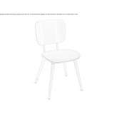 Ash chair with integrated cushion Moacsa