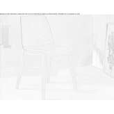 Leather upholstered chair Uznach