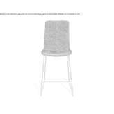 Fabric chair with footrest Salguero