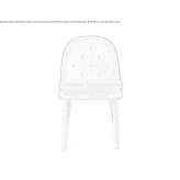 A chair made of quilted fabric Heby