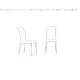 Leather upholstered chair Yarragon