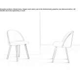 Chair upholstered with fabric Meaulte