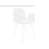 Upholstered chair with armrests Sotelo