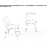 Leather upholstered chair Rodding