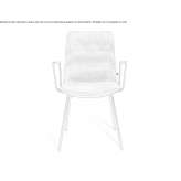 Upholstered chair with armrests Wagna