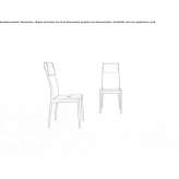 Leather upholstered chair Medford