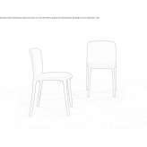 Leather upholstered chair Rugvica