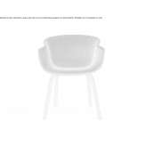 Fabric chair with armrests Ulstrup