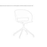 Ash chair on trestles with armrests Borgholm