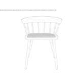 Wooden chair Izdebnik